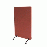 Décoshop26 - Cloison acoustique à double paroi paravent de bureau séparateur de pièce panneau d'affichage tissu marron 127x80 cm 04_0006425 - marr Décoshop26 - Cloison acoustique à double paroi paravent de bureau séparateur de pièce panneau d'affichage tissu marron 127x80 cm 04_0006425 - marr