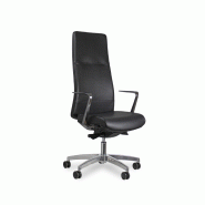 Fauteuil de direction "NEXT" - NEX-FT54-F11-6D3 - Accoudoirs fixes alu poli Fauteuil de direction "NEXT" - NEX-FT54-F11-6D3 - Accoudoirs fixes alu poli
