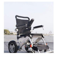 Fauteuil roulant électrique transportable avec dossier semi-inclinable, idéal en terrains accidentés - CITY