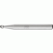 Fraise sur tige KUD D. 4 mm L. Tête 3 mm D. De la tige 6 mm HSS engrènement 3 PFERD Fraise sur tige KUD D. 4 mm L. Tête 3 mm D. De la tige 6 mm HSS engrènement 3 PFERD