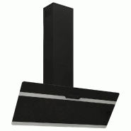 Gogarden Hotte murale 90 cm Acier et verre trempé Noir - 8720286651872