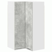 Helloshop26 - Armoire suspendue moderne intérieure 57 x 57 x 100 cm grand espace de stockage design contemporain en bois gris 02_0053412 - gris Bois