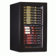 KLIMAITALIA Cave à vin fin, 45 cm 2 températures. 105 bouteilles. Porte en verre à l’infini. LED. Étagères inox. Thermo num. Mod. SLIMWINE-SW10