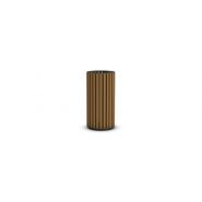 La corbeille woody - poubelle publique - the italian lab - d. 450, h 900 mm capacite?: 100 l poids: 22.9 kg