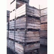 Palox en bois, dimensions extérieures 1200 x 1200 mm x 750 mm