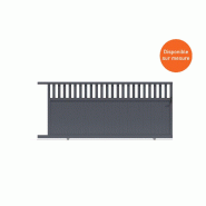 Portail coulissant semi plein - 3750 / 1800_0