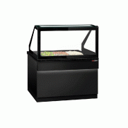 Saladette TORONTO - L1250 mm - Noire - 2 portes - 3x GN 1/1 - P900