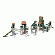 Structure de jeux 6 tours + accro gamme terra - te63301i