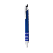Stylo à bille - plastique avec grip en aluminium et clip en métal - encre bleue Stylo à bille - plastique avec grip en aluminium et clip en métal - encre bleue