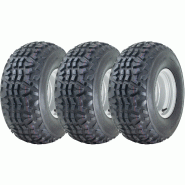 23x11.00-10 Quad ATV Roues Wanda P3077 Utility 4ply tubeless 755kgs (Lot de 3)