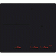 AIRLUX Table De Cuisson Induction 60cm 3 Feux 7400w Noir atif63bkm - noir 8052745128992