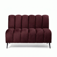 Banquette de restaurant professionnelle CHR Cocoon bordeaux  180 cm  France Mobilier CHR - rouge 3760326528615