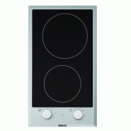 BEKO Table Domino Vitrocéramique 30cm 2 Feux Inox hdcc32200x - argenté 8690842347573