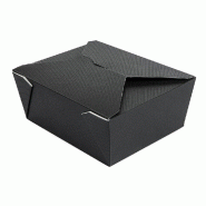 Boîte américaine The Pack nano micro 1350 ml 15,2x12,1x6,5cm noir - par 300