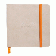 Carnet souple Rhodiarama beige A6, 144p./72 feuilles ivoire 90 g/m², ligné - beige 117305C