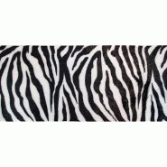 Chemin de table fourrure zebre 30cm x 3m