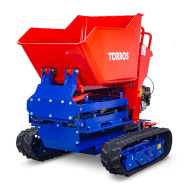 Minidumper hydrostatique à chenilles écartables élévateur ciseaux benne basculante 800KG Moteur Honda 9CH Torros HRS800HX