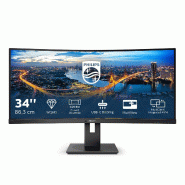 Écran PC Philips B Line 346B1C/00 - 86,4 cm (34 pouces), 3440 x 1440 pixels, Quad HD, LCD, Noir - noir 346B1C/00