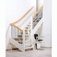 Fauteuil monte escalier courbe - ergonomique et confortable avec double rail  - Otolift Two