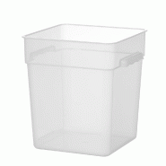 HENDI Conteneur alimentaire avec graduation, 17,2L, 290x290x(H)320mm - 870952