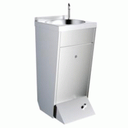 Lavabo à main avec poussoir à pied - 400x440x850 mm - 202P0001 Eurast - inox 202P0001 Lavabo à main avec poussoir à pied - 400x440x850 mm - 202P0001 Eurast - inox 202P0001
