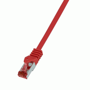 LogiLink Professional Câble patch, Cat. 6, S/FTP, 5,0 m, rouge, 5 m - rouge 4052792021264