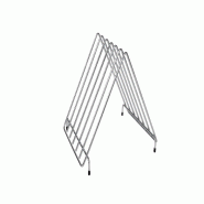 Schneider - Égouttoir pour planches à découper, 270 x 270 x 270 mm, épaisseur : 4,8 mm - argenté acier 228340