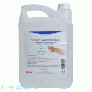 SOLUTIONS HYDROALCOOLIQUES SANS PARFUM 5L - ORLAV SOLUTIONS HYDROALCOOLIQUES SANS PARFUM 5L - ORLAV