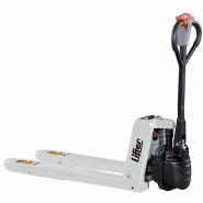 Transpalette électrique EY20L avec batterie et chargeur - Roues stabilisatrices - Fourches 1 150 x 550 mm - PRAMAC - EWA47I00S1M