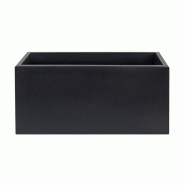 WellHome - Jardinière « Collection rodr-i » 70x30cm coloris anthracite - gris plastique WH13565