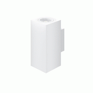 Applique Murale Rectangulaire Double Led Zio Wall À Double Émission, Douille Gu10 Pour Ampoules De 50 Mm, Blanc Mat - Beneito & Faure - blanc 843659