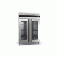 Armoire réfrigérée positive ADVANCE Gastronom 2 compartiments et 2 portes vitrées 1332L Fagor Professional - avec pieds