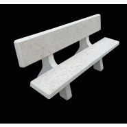 Banc Béton blanc