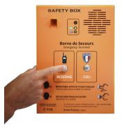 Borne d'appel d'urgence sos pcs interphonie safetybox Borne d'appel d'urgence sos pcs interphonie safetybox