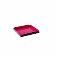 Carrés rainés noir/fuchsia 22 x 22 + 2 cm (50 unités) - GVB/22NF Carrés rainés noir/fuchsia 22 x 22 + 2 cm (50 unités) - GVB/22NF