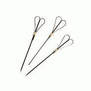 ECOLOMIQUE - 100 Pcs - Pique bambou noir "Fotsy" 150 mm - Bambou 209BBFOTSY15