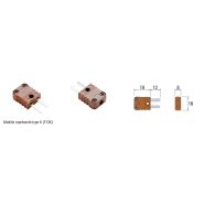 F13 - connecteur pour thermocouple - tc s.A.- thermoplastique chargé 350°c max.