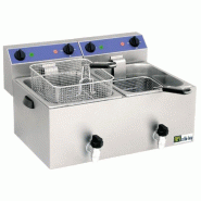 Friteuse de table électrique avec vidange - 2 x 8 l (SF99VC) AFI collin-lucy