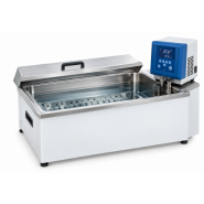 Gamme  de bain-marie de laboratoire sur paillasse ou sur pieds