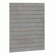 Panneau rainuré R10 L90xP120cm épaisseur 18mm - beton
