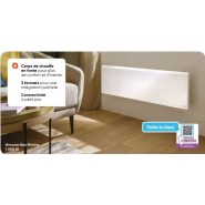 Radiateur fonte multiformat connecté Nirvana Néo - design galbé, 3 formats disponibles Radiateur fonte multiformat connecté Nirvana Néo - design galbé, 3 formats disponibles