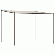 VidaXL Belvédère blanc 3x3 m 180 g/m² tissu et acier Modèle AbriSolaria 215 - blanc 362461