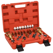 Vidaxl kit de détection de fuites de climatiseur rouge 36x27x9 cm 210782