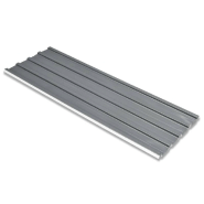 Vidaxl tôle en acier galvanisé 12 pièces gris 42985