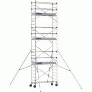 Échafaudage roulant aluminium AL 205 version standard - Hauteur de travail : 7,90 m - DUARIB - 613716 Échafaudage roulant aluminium AL 205 version standard - Hauteur de travail : 7,90 m - DUARIB - 613716