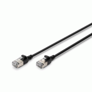 DIGITUS CAT 6A F-FTP Slim Patchkabel, 2m, noir, 2 m, noir - noir 4016032498193