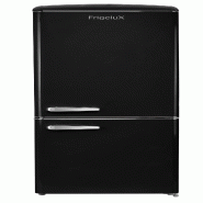 FrigeluX Réfrigérateur combiné, 330 L net, classe énergétique D, No-Frost, noir CBNF330RND - noir 3541362504241