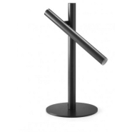 Lampe à poser forme tube tania- led -coloris noir