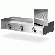 Plancha électrique NOVO-CROM rainurée en CHROME - L1000 | Mainho - NCRREM100N Plancha électrique NOVO-CROM rainurée en CHROME - L1000 | Mainho - NCRREM100N