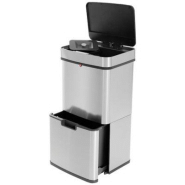 Poubelle à ouverture automatique 60 L pour le tri sélectif Poubelle à ouverture automatique 60 L pour le tri sélectif